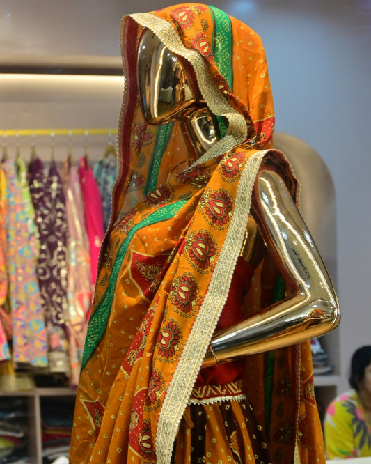 Traditional Bandhani lehenga online