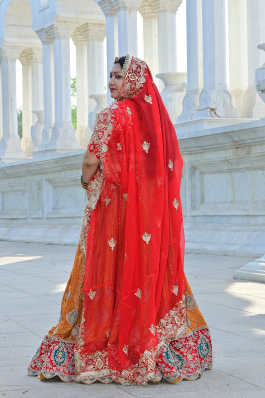 Mirror Work Lehenga Choli – Sparkle with Rajasthani Glamour ✨