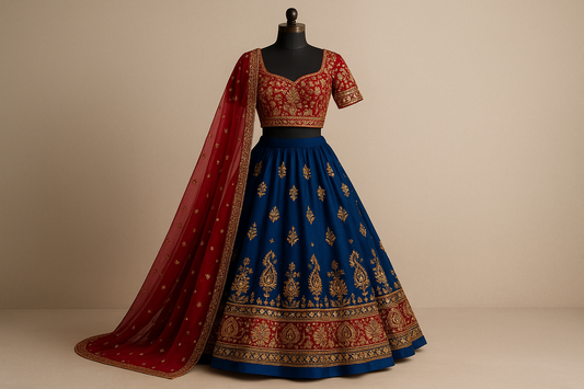 Gota Patti Work Lehenga – Timeless Rajasthani Elegance ✨